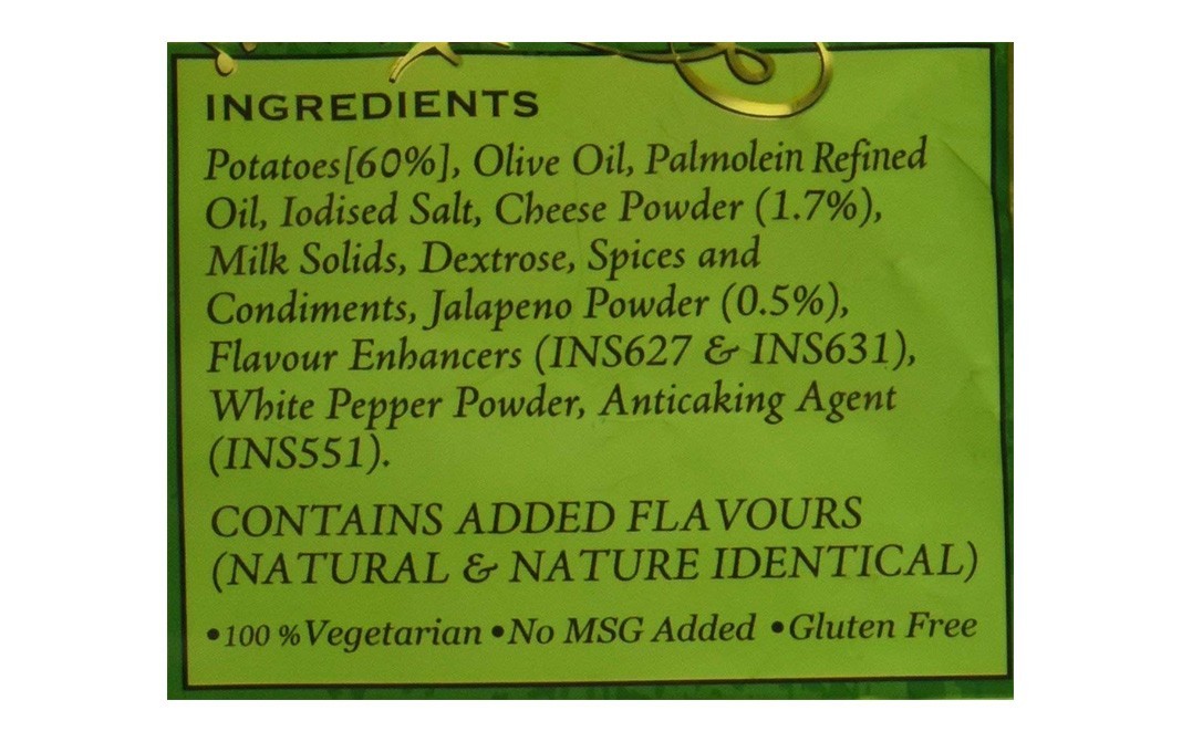 Opera Cottage Style Potato Chips, Cheese Jalapeno   Pack  55 grams